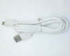 White 1m Micro USB Data Sync Charger Cord Cable 22awg For JBL Pulse Speaker