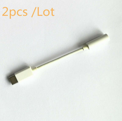 2pcs USB-C Type C to 3.5mm 1/8