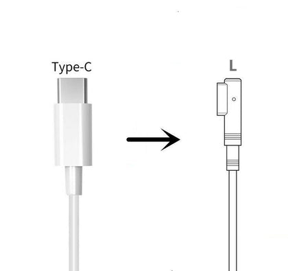 USB-C TYPE C PD to Magnetic charger cable cord For Apple Macbook air A1181 A1184