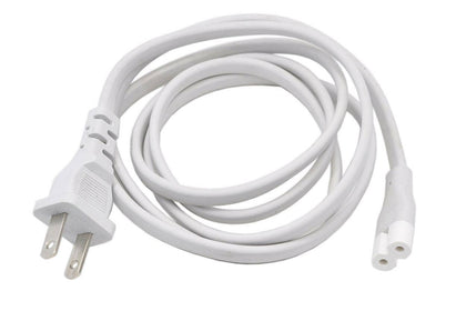 6ft 18awg 2-prong AC Power Cord Cable For Apple Time Capsule Apple Tv Mac Mini