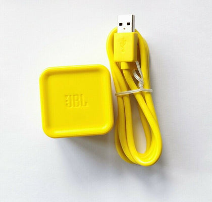 5V 1A Power AC Adapter Yellow Home Charger & USB cable For JBL Flip 2/Clip 2+ GO