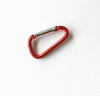 5x 5cm Aluminum Snap Hook Carabiner D-Ring Key Chain Clip Keychain Hiking Camp