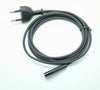 Black EU PLUG 622-0301 Power Cord Cable For Apple TV TV3 Mac Mini Time Capsul