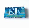 C-60EFB Sony Audio Cassette Tape EF 60 Type I IEC I Normal Position 60 Min