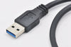 Black Top Quality 1.5 Ft. 45 cm SuperSpeed USB 3.0 A Male to Micro B Male Cable