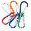 5x Aluminum Carabiner D-Ring Key Chain Clip Snap Hook Karabiner Camping Keyring