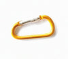 5x Aluminum Carabiner D-Ring Key Chain Clip Snap Hook Karabiner Camping Keyring