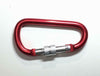 5x Aluminum Carabiner D-Ring Key Chain Clip Snap Hook Karabiner Camping Keyring