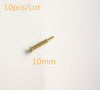 10x Copper + gold plated 10X3mm Current Pogo Pin Spring Test Probe Contacts SMT