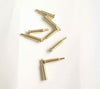 10x Copper + gold plated 10X3mm Current Pogo Pin Spring Test Probe Contacts SMT