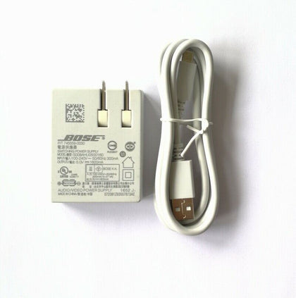 5V 1.6A White Wall Charger Cable For -Bose SoundLink Mini II Revolve Sleepbuds