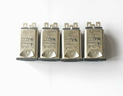 4pcs Delta 115/250V 3A Inlet Socket Panel Mount Power Line EMI Filter 03DENG3B