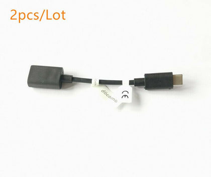 2pcs Docomo Type-C to USB OTG Data Transfer Connector Adapter cord For S10 S9 S8