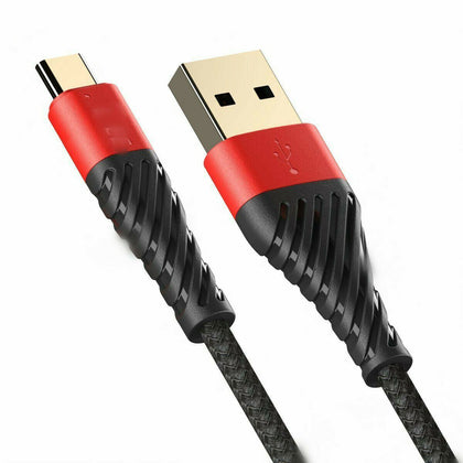 Fast Charging USB-A to USB-C Cable Cord For Samsung Galaxy S10 S9 S8 S20 Plus