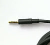 Black Audio Cable MIC AUX cord For AKG K490 NC K545 Q460 N60NC N700NC Headphones