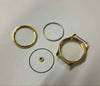 44mm 316L Steel Plating 18K Gold Watch Cases Fit ETA6497/6498 ST36 Movement