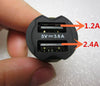 3.6A Car Charger Double USB Dual 12V Cigarette Socket Lighter Plug Power Adapter