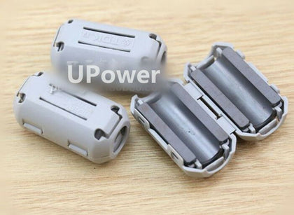 5pcs gray TDK 9mm Cable Clamp Clip RFI EMI EMC Noise Filters Ferrite Core