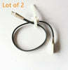 2X Short 30cm 3A fast charge TYPE C USB-C data cable with LED For Phone & Tablet