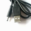 2x 2.5mm Plug Barrel Jack USB 2.0 A Male To 2.5x 0.7mm 5V DC Power  Cord 80cm