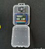 10PCS Transparent Plastic TF Micro SD & SDHC Memory Card Case Holder Storage Box