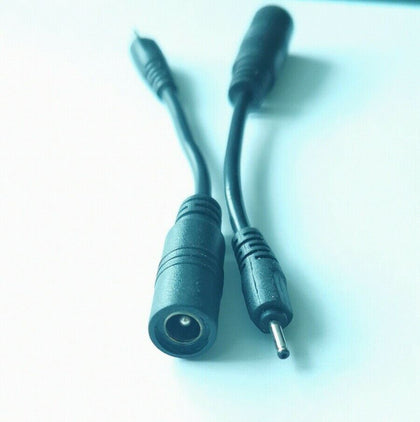 2X 2.0mm x 0.6mm Male to 5.5mm x 2.1mm female socket DC Adapter cable For Nokia